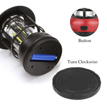 Load image into Gallery viewer, Portable Retro Hanging Lamp Lantern Camping Tent Light, USB Charging, Battery Type, Not Included Battery