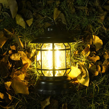 Load image into Gallery viewer, Portable Retro Hanging Lamp Lantern Camping Tent Light, USB Charging, Battery Type, Not Included Battery
