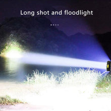 Load image into Gallery viewer, Super Bright Waterproof 8 LED Camping Flashlight Lamp, USB Charging, Solar Charging