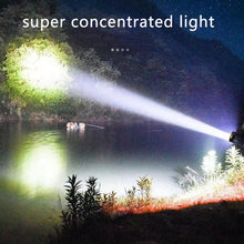 Load image into Gallery viewer, Super Bright Waterproof 8 LED Camping Flashlight Lamp, USB Charging, Solar Charging