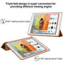 Load image into Gallery viewer, Horizontal Flip Smart Leather Case with Three-folding Holder, For iPad 10.2, For iPad Air 3 10.5 inch