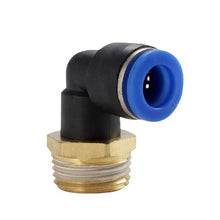 Load image into Gallery viewer, PL6-04 LAIZE 2pcs Male Thread Elbow Pneumatic Quick Fitting Connector, PL4-01 (10pcs), PL4-02 (10pcs), PL4-M5 (10pcs), PL6-01 (10pcs), PL6-02 (10pcs), PL6-03 (10pcs), PL6-04 (2pcs), PL6-M5 (10pcs), PL8-01 (10pcs), PL8-02 (10pcs), PL8-03 (10pcs)        ...