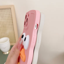Load image into Gallery viewer, Wave Edge Big Duck Silicone Phone Case with Wristband, For iPhone 12 Pro Max, For iPhone 11, For iPhone 11 Pro, For iPhone 11 Pro Max, For iPhone 13 mini