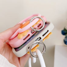 Load image into Gallery viewer, Wave Edge Big Duck Silicone Phone Case with Wristband, For iPhone 12 Pro Max, For iPhone 11, For iPhone 11 Pro, For iPhone 11 Pro Max, For iPhone 13 mini