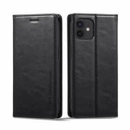 LC.IMEEKE RFID Anti-theft Leather Phone Case, For iPhone 12 mini, For iPhone 11, For iPhone 11 Pro, For iPhone 11 Pro Max