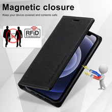 Load image into Gallery viewer, LC.IMEEKE RFID Anti-theft Leather Phone Case, For iPhone 12 mini, For iPhone 11, For iPhone 11 Pro, For iPhone 11 Pro Max