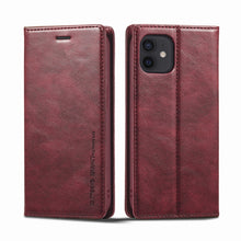 Load image into Gallery viewer, LC.IMEEKE RFID Anti-theft Leather Phone Case, For iPhone 12 mini, For iPhone 11, For iPhone 11 Pro, For iPhone 11 Pro Max