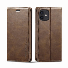 Load image into Gallery viewer, LC.IMEEKE RFID Anti-theft Leather Phone Case, For iPhone 12 mini, For iPhone 11, For iPhone 11 Pro, For iPhone 11 Pro Max
