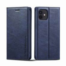 Load image into Gallery viewer, LC.IMEEKE RFID Anti-theft Leather Phone Case, For iPhone 12 mini, For iPhone 11, For iPhone 11 Pro, For iPhone 11 Pro Max