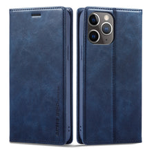Load image into Gallery viewer, LC.IMEEKE RFID Anti-theft Leather Phone Case, For iPhone 12 mini, For iPhone 11, For iPhone 11 Pro, For iPhone 11 Pro Max