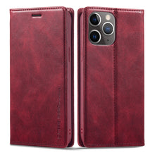 Load image into Gallery viewer, LC.IMEEKE RFID Anti-theft Leather Phone Case, For iPhone 12 mini, For iPhone 11, For iPhone 11 Pro, For iPhone 11 Pro Max