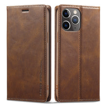 Load image into Gallery viewer, LC.IMEEKE RFID Anti-theft Leather Phone Case, For iPhone 12 mini, For iPhone 11, For iPhone 11 Pro, For iPhone 11 Pro Max