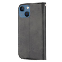 Load image into Gallery viewer, Cubic Grid Calf Texture Magnetic Closure Leather Phone Case, For iPhone 14, For iPhone 14 Plus, For iPhone 14 Pro, For iPhone 14 Pro Max, For iPhone 13 mini, For iPhone 13, For iPhone 13 Pro, For iPhone 13 Pro Max