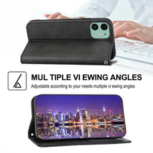 Load image into Gallery viewer, Cubic Grid Calf Texture Magnetic Closure Leather Phone Case, For iPhone 12 mini, For iPhone 12 / 12 Pro, For iPhone 12 Pro Max, For iPhone 11, For iPhone 11 Pro, For iPhone 11 Pro Max, For iPhone X / XS, For iPhone XR
