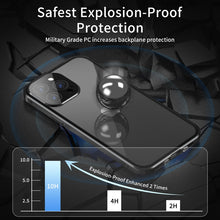 Load image into Gallery viewer, Dual-Lock Anti-peeping Glass 360 Full Body Frosted Magnetic Phone Case, For iPhone 14 Plus