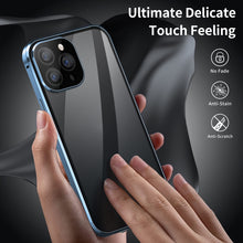 Load image into Gallery viewer, Dual-Lock Anti-peeping Glass 360 Full Body Frosted Magnetic Phone Case, For iPhone 14 Plus