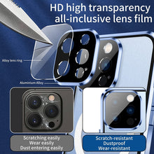 Load image into Gallery viewer, Dual-Lock Anti-peeping Glass 360 Full Body Frosted Magnetic Phone Case, For iPhone 14 Plus