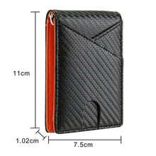 Load image into Gallery viewer, W2108A1 Carbon fiber Business Wallet For Men