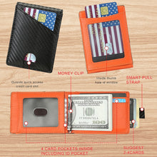 Load image into Gallery viewer, W2108A1 Carbon fiber Business Wallet For Men