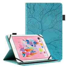 Load image into Gallery viewer, Life Tree Pattern Flip Universal Leather Tablet Case