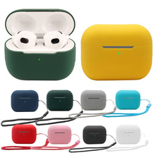 Load image into Gallery viewer, 2.0mm Solid Color Silicone Protective Cover, For AirPods Pro 2