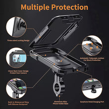 Load image into Gallery viewer, Motorcycle / Bicycle Handlebar Wireless Charging Waterproof Box Mobile Phone Holder, M18S-A1, M18L-A1