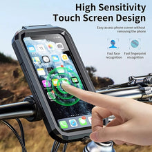 Load image into Gallery viewer, Motorcycle / Bicycle Rearview Mirror Wireless Charging Waterproof Box Mobile Phone Holder, M18S-A2, M18L-A2