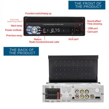 Load image into Gallery viewer, 9601 7 inch Car Retractable MP5 Player Supports Bluetooth Hand-free Calling Reverse, 9601
