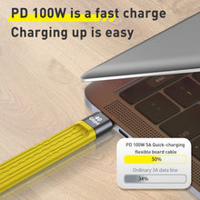 Load image into Gallery viewer, 100W 40Gbps USB-C/Type-C to USB-C/Type-C FPC Flexible Data Cable, Length: 13.8cm, 40Gbps USB-C/Type-C to USB-C/Type-C