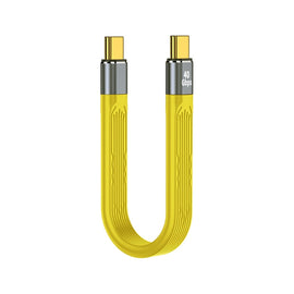 100W 40Gbps USB-C/Type-C to USB-C/Type-C FPC Flexible Data Cable, Length: 13.8cm, 40Gbps USB-C/Type-C to USB-C/Type-C