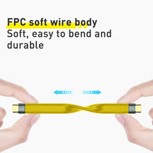 Load image into Gallery viewer, 100W 40Gbps USB-C/Type-C to USB-C/Type-C FPC Flexible Data Cable, Length: 13.8cm, 40Gbps USB-C/Type-C to USB-C/Type-C