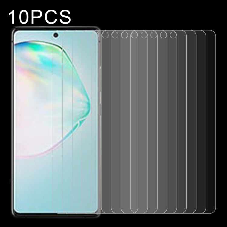 10 PCS 0.26mm 9H Surface Hardness 2.5D Explosion-proof Tempered Glass Non-full Screen Film For Samsumg Galaxy F55 / M55 / M54 / A71 / F54