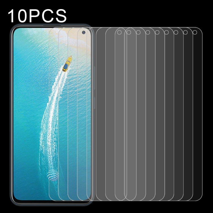 10 PCS 0.26mm 9H Surface Hardness 2.5D Explosion-proof Tempered Glass Non-full Screen Film For Samsumg Galaxy F55 / M55 / M54 / A71 / F54