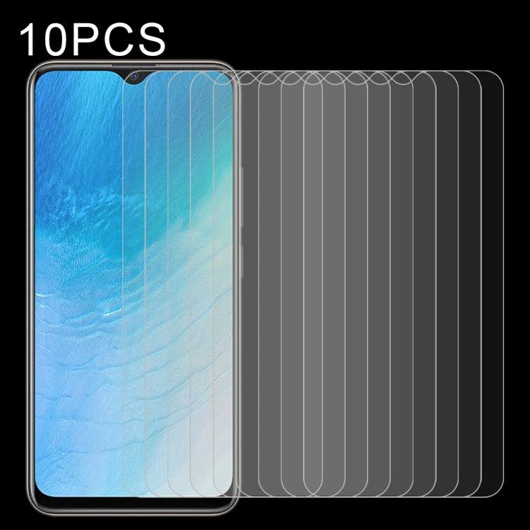 10 PCS 0.26mm 9H Surface Hardness 2.5D Explosion-proof Tempered Glass Non-full Screen Film For Samsumg Galaxy F55 / M55 / M54 / A71 / F54
