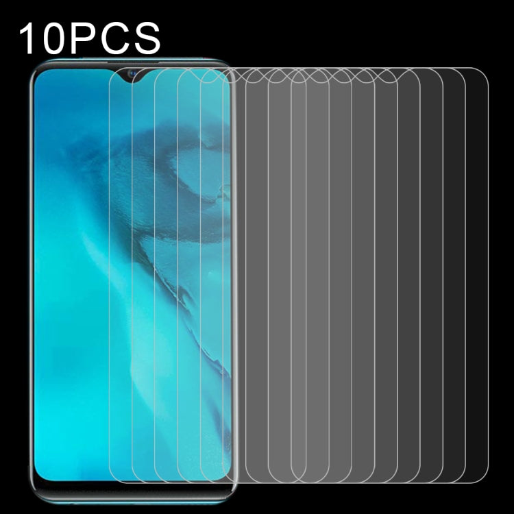10 PCS 0.26mm 9H Surface Hardness 2.5D Explosion-proof Tempered Glass Non-full Screen Film For Samsumg Galaxy F55 / M55 / M54 / A71 / F54