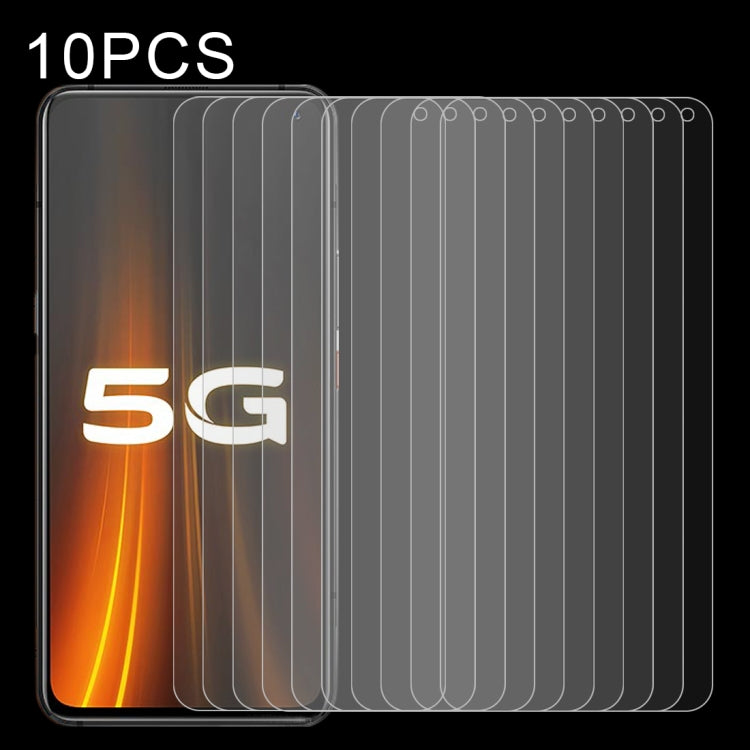 10 PCS 0.26mm 9H Surface Hardness 2.5D Explosion-proof Tempered Glass Non-full Screen Film For Samsumg Galaxy F55 / M55 / M54 / A71 / F54