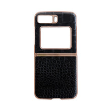 Load image into Gallery viewer, Crocodile Texture Genuine Leather Nano Electroplating Phone Case, For iPhone 14 Pro, For iPhone 14 Pro Max, For iPhone 13 Pro Max, For Motorola Moto Razr 2022