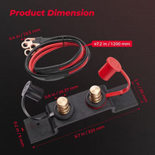 Load image into Gallery viewer, Car Battery Jumper Starter, 0.7cm, 1.2cm