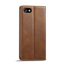 Load image into Gallery viewer, LC.IMEEKE RFID Anti-theft Leather Phone Case, For iPhone SE 2022 / SE 2020 / 8 / 7, For iPhone XS Max, For iPhone XS / X, For iPhone XR, For iPhone 8 Plus / 7 Plus, For Samsung Galaxy S21 5G, For Samsung Galaxy S21+ 5G