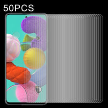 Load image into Gallery viewer, 50 PCS 0.26mm 9H Surface Hardness 2.5D Explosion-proof Tempered Glass Non-full Screen Film For Samsumg Galaxy F55 / M55 / M54 / A71 / F54