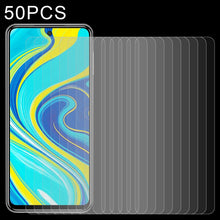 Load image into Gallery viewer, 50 PCS 0.26mm 9H Surface Hardness 2.5D Explosion-proof Tempered Glass Half Screen Film, For Xiaomi Redmi Note 9 Pro, For Xiaomi Redmi Note 9 Pro Max, For Xiaomi Redmi K30, For Xiaomi MI 10 (50 PCS), For Xiaomi MI 10 Pro (50 PCS), For Xiaomi Redmi Note 9s