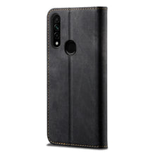 Load image into Gallery viewer, Denim Texture Casual Style Horizontal Flip Leather Case with Holder &amp; Card Slots &amp; Wallet, For OPPO A8 / A31 (2020), For OPPO A91 / F15 / Reno 3, For OPPO Find X2, For OPPO Find X2 Pro, For OPPO Realme X50, For OPPO Realme X50 Pro, For OPPO Realme 6 Pr...