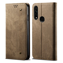 Load image into Gallery viewer, Denim Texture Casual Style Horizontal Flip Leather Case with Holder &amp; Card Slots &amp; Wallet, For OPPO A8 / A31 (2020), For OPPO A91 / F15 / Reno 3, For OPPO Find X2, For OPPO Find X2 Pro, For OPPO Realme X50, For OPPO Realme X50 Pro, For OPPO Realme 6 Pr...