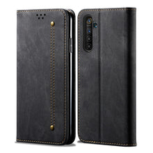 Load image into Gallery viewer, Denim Texture Casual Style Horizontal Flip Leather Case with Holder &amp; Card Slots &amp; Wallet, For OPPO A8 / A31 (2020), For OPPO A91 / F15 / Reno 3, For OPPO Find X2, For OPPO Find X2 Pro, For OPPO Realme X50, For OPPO Realme X50 Pro, For OPPO Realme 6 Pr...