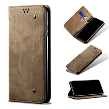 Load image into Gallery viewer, Denim Texture Casual Style Horizontal Flip Leather Case with Holder &amp; Card Slots &amp; Wallet, For Vivo IQOO 3