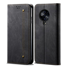 Load image into Gallery viewer, Denim Texture Casual Style Horizontal Flip Leather Case with Holder &amp; Card Slots &amp; Wallet, For OPPO A8 / A31 (2020), For OPPO A91 / F15 / Reno 3, For OPPO Find X2, For OPPO Find X2 Pro, For OPPO Realme X50, For OPPO Realme X50 Pro, For OPPO Realme 6 Pr...