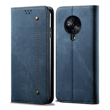 Load image into Gallery viewer, Denim Texture Casual Style Horizontal Flip Leather Case with Holder &amp; Card Slots &amp; Wallet, For OPPO A8 / A31 (2020), For OPPO A91 / F15 / Reno 3, For OPPO Find X2, For OPPO Find X2 Pro, For OPPO Realme X50, For OPPO Realme X50 Pro, For OPPO Realme 6 Pr...