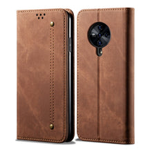 Load image into Gallery viewer, Denim Texture Casual Style Horizontal Flip Leather Case with Holder &amp; Card Slots &amp; Wallet, For OPPO A8 / A31 (2020), For OPPO A91 / F15 / Reno 3, For OPPO Find X2, For OPPO Find X2 Pro, For OPPO Realme X50, For OPPO Realme X50 Pro, For OPPO Realme 6 Pr...
