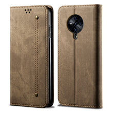 Load image into Gallery viewer, Denim Texture Casual Style Horizontal Flip Leather Case with Holder &amp; Card Slots &amp; Wallet, For OPPO A8 / A31 (2020), For OPPO A91 / F15 / Reno 3, For OPPO Find X2, For OPPO Find X2 Pro, For OPPO Realme X50, For OPPO Realme X50 Pro, For OPPO Realme 6 Pr...
