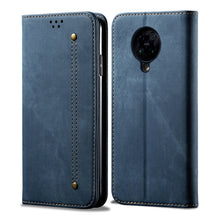 Load image into Gallery viewer, Denim Texture Casual Style Horizontal Flip Leather Case with Holder &amp; Card Slots &amp; Wallet, For OPPO A8 / A31 (2020), For OPPO A91 / F15 / Reno 3, For OPPO Find X2, For OPPO Find X2 Pro, For OPPO Realme X50, For OPPO Realme X50 Pro, For OPPO Realme 6 Pr...